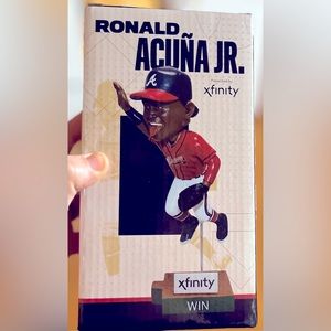 Ronald Acuna Jr braves win bobble head